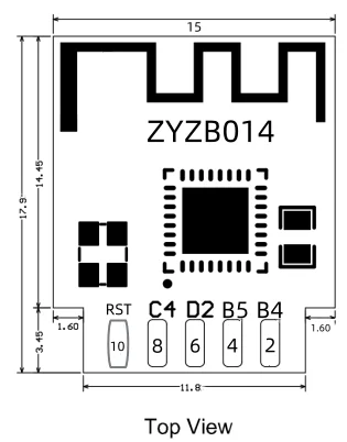 МИНИ-переключатель ZigBee 3.0, модуль Telink, работа с Echo Plus, SmartThings Hub, Tuya, eWeLink, Hue, zigbee2mqtt, ZHA, ZYZB014