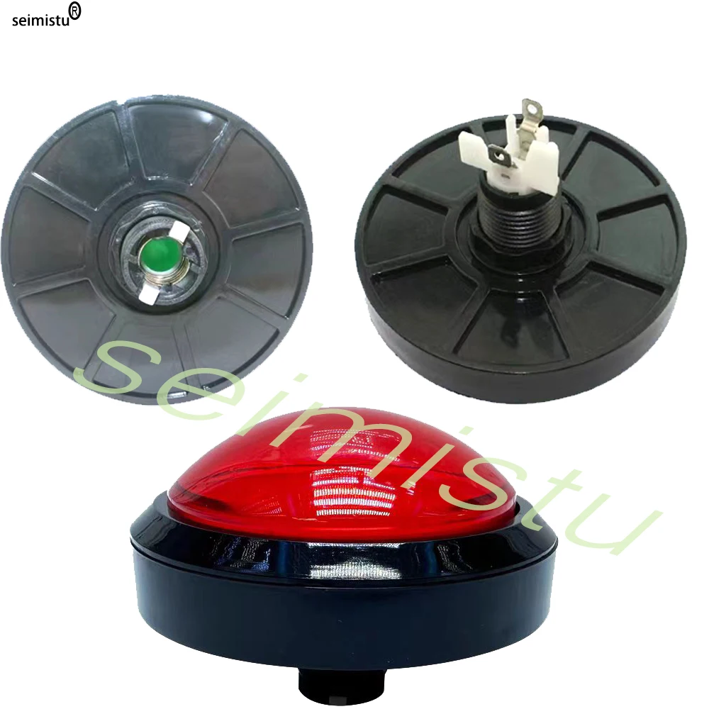 100mm Light Big Push Button Illuminated Led Answerer Switch Video Rhythm Of Music Game Vending Machine Coin Arcade Pinball Parts