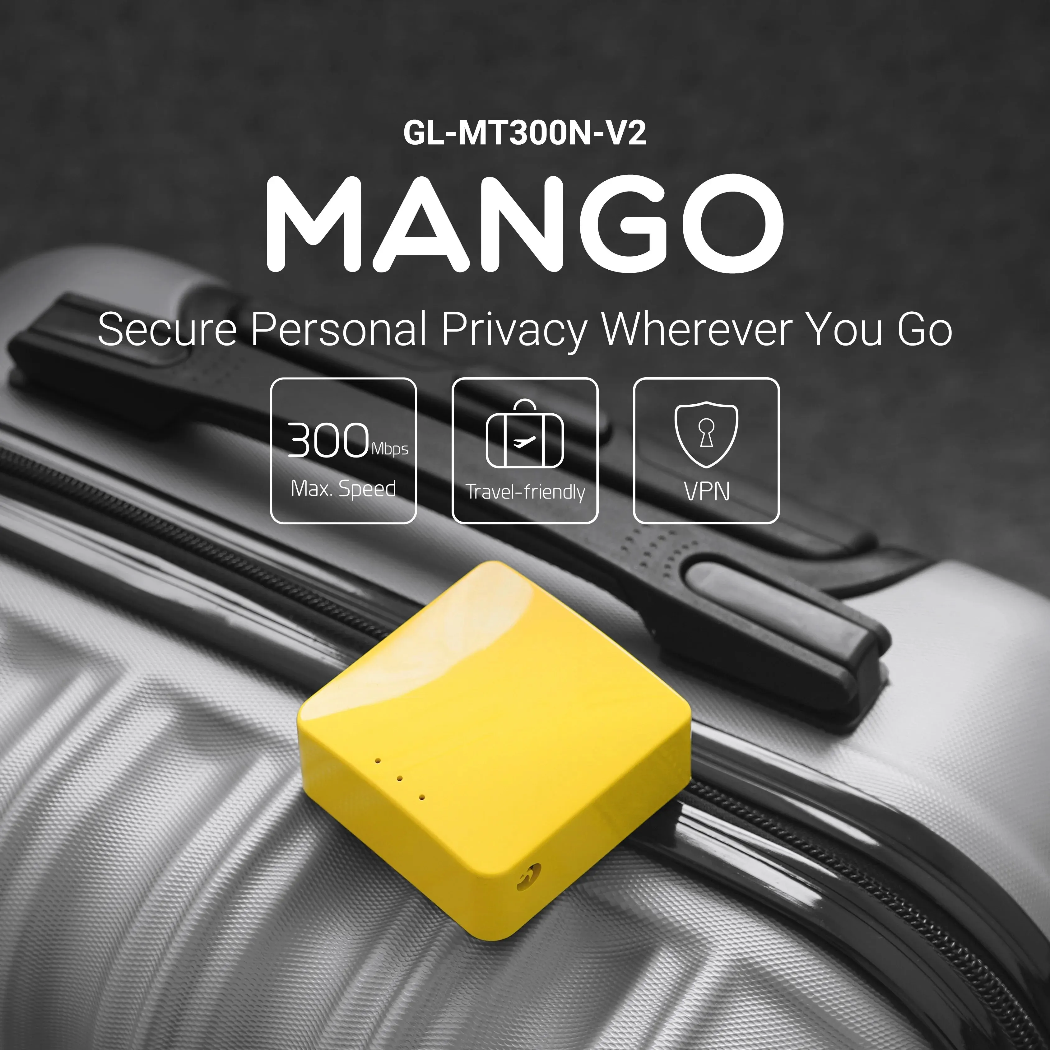 GL.iNet GL MT300N/V2 Mango Draadloze Mini Draagbare VPN Reizen Router Mobiele Hotspot in Pocket WiFi Repeater Bridge