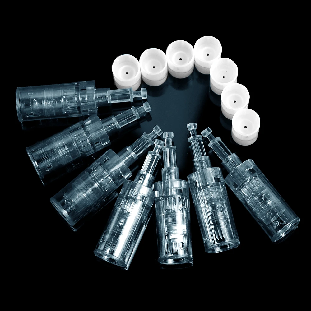 10/20/50 Stuks Dr.imp Pen M8 Cartridges Microneedle Vervanging Naald Tip Derma Pen Micro Naalden 24/36/42Pin Nano Microneedling