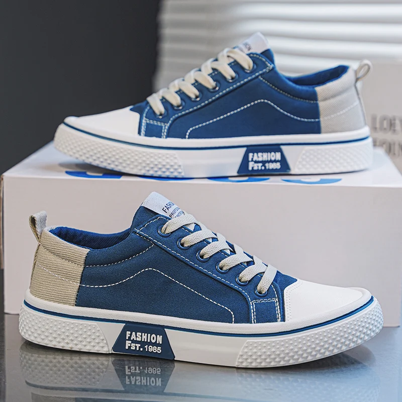 Herren-Segeltuchschuhe, vier Jahreszeiten, weiche Sohle, rutschfeste Outdoor-Freizeitschuhe, modisch, atmungsaktiv, leicht, Jugend, Joker, Sport-Board-Schuhe