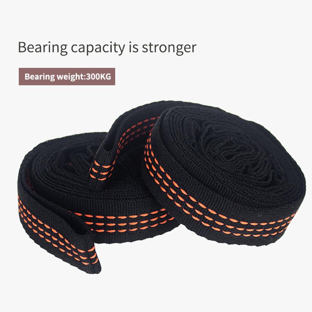 Poliéster Hammock Correias Cintos, cordas extra fortes e leves, 600 LBS Resistência à ruptura, sem estiramento, 1,2 Pcs