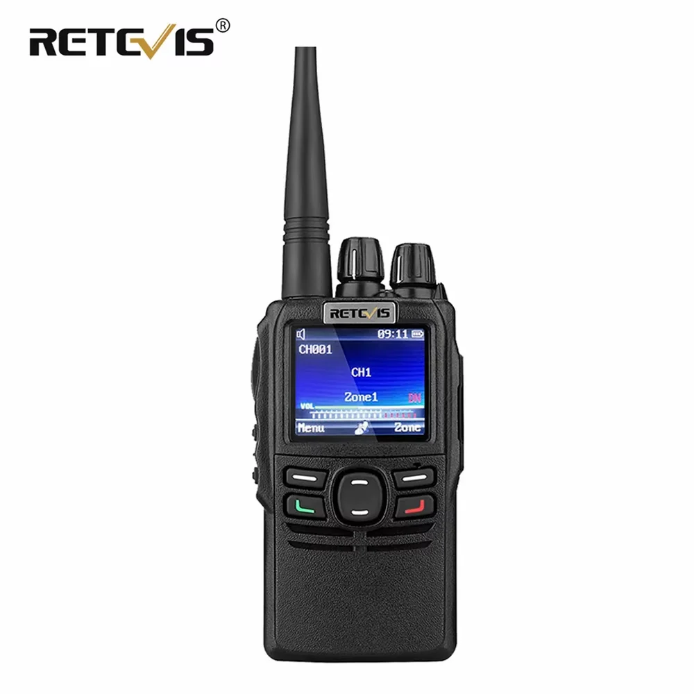 Retevis RB22 DMR Digital Walkie Talkie 5W Long Range Ham Zwei-Wege-Radio mit analoger SMS 4000CH