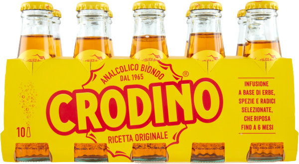Aperitif kohlensäurehaltiges Getränk 10x100ml 1L-Crodino