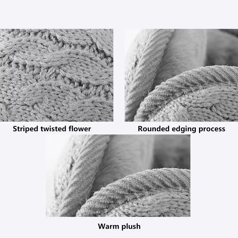 Windproof Earmuffs Men Women's Ear Warm Protector Winter Warm Fleece Earmuff Thicken Plush Outdoor Cycling Warmer Soft Ear Muffs