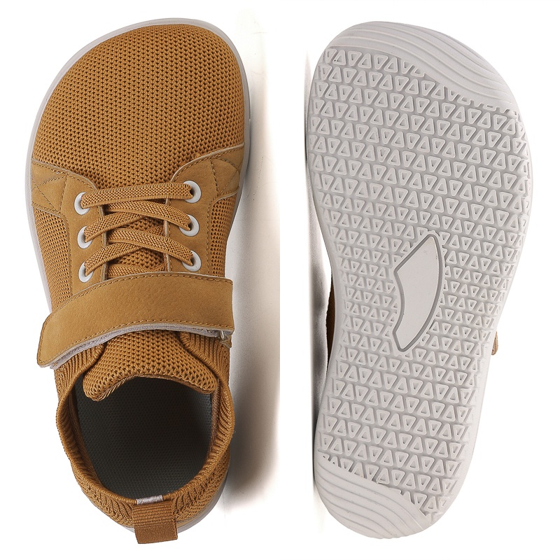 REXSVAN Zapatos descalzos minimalistas para niños pequeños/grandes + caída cero + zapatilla ancha para niños/niñas