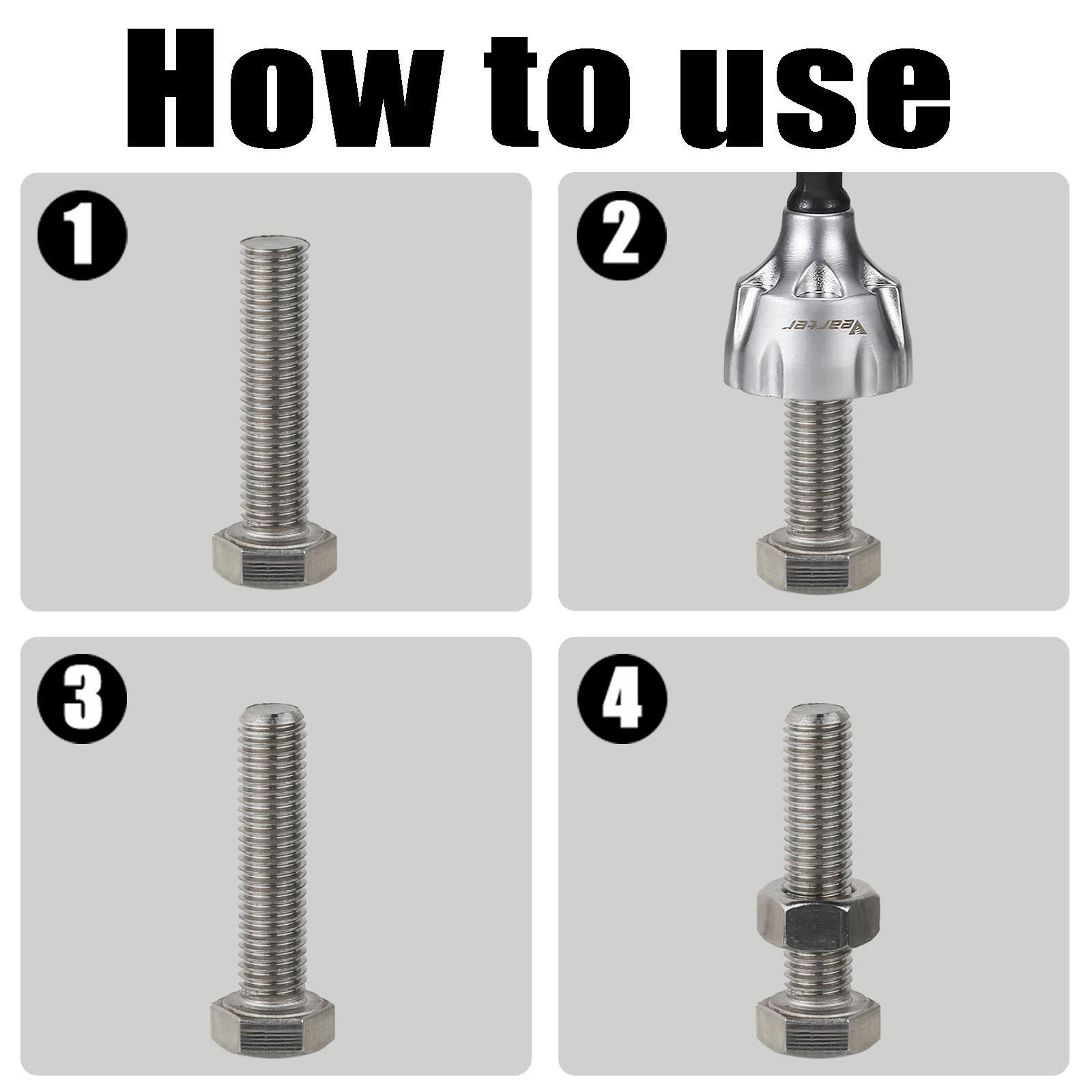 Vearter 3-19mm Deburring External Chamfer Tool Deburring Chamfer Tool Internal Countersink Drill Bit for Remove Burr Steel
