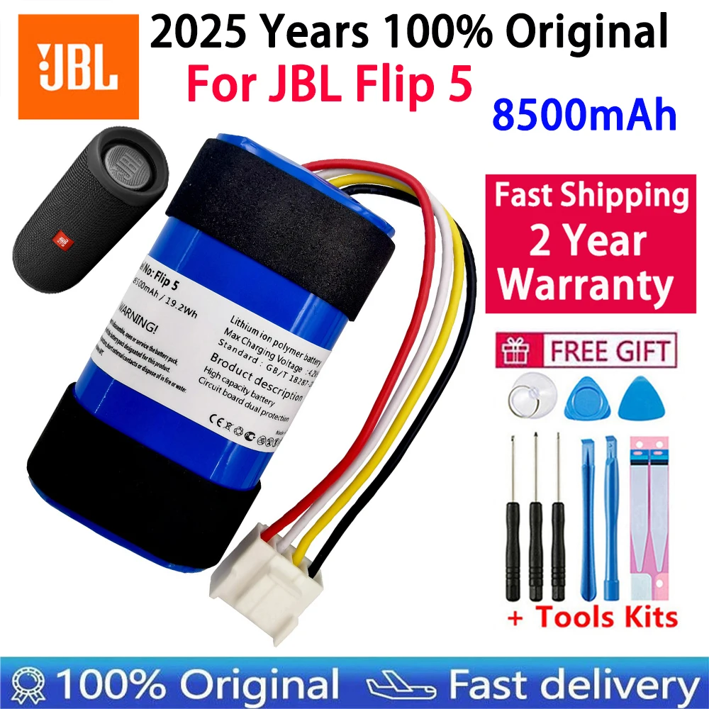 2025 ปีเปลี่ยนเดิมแบตเตอรี่ลําโพงสําหรับ JBL Link 10 20 G03 คลิปชาร์จ Boombox Flip Pulse Xtreme 1 2 3 4 5 6 Bateria