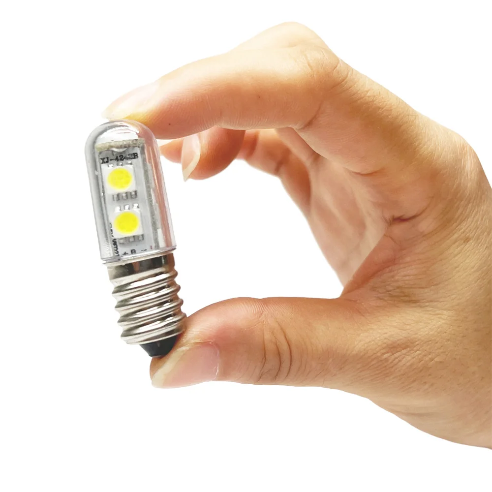 Mini E14 LED Lampadina per frigorifero SMD5050 0.5W 1W Frigo Forni a microonde Cappa da cucina Tavolo da notte Lampada per macchina da cucire Lampada LED
