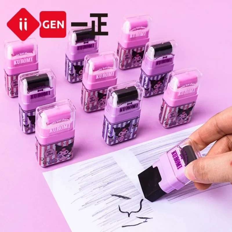 2 pz/set Sanrio Hello Kitty Roller Eraser Cute Creative Writing Correction School Student Office gomme di cancelleria elementare
