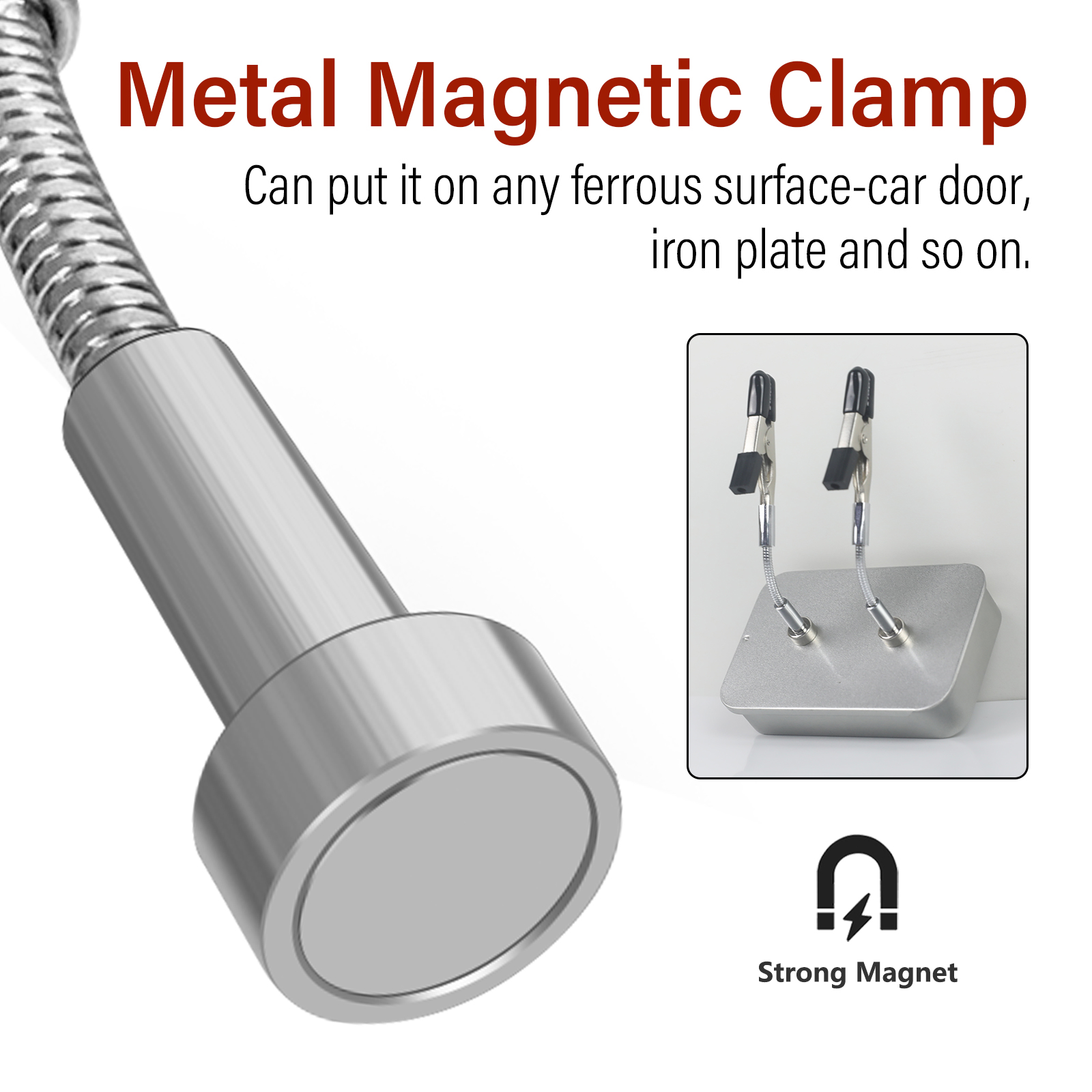 Soldering Helping Hands 4 Magnetic Universal Flexible Arm Welding Assistant PCB Clamp Thir Hand Welding Repair Tools