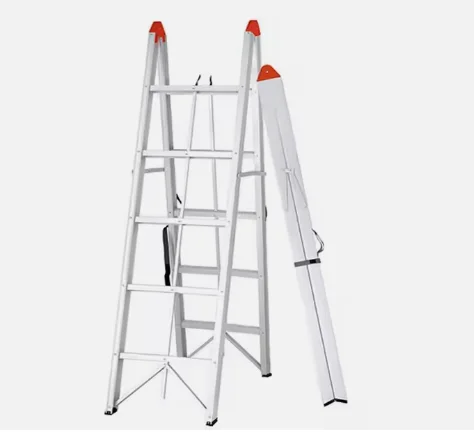 Escalera doméstica de aluminio de diseño personalizado para sitios de construcción