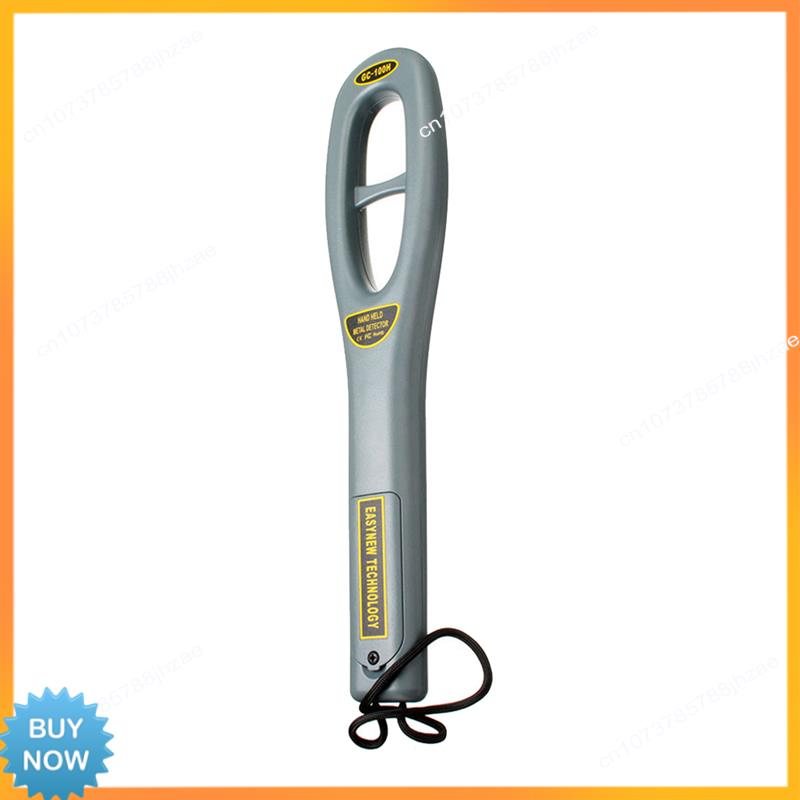 A10R 1 Piece GC101H Portable Handheld Metal Detector Metal Detector Super Scan Light Counter Grey