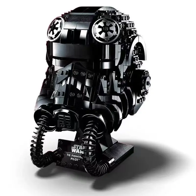 ใหม่ TIE Fighter PILOT HELMET MOC SpaceShip Battle Building Block สถาปัตยกรรมการศึกษาประกอบของขวัญของเล่นสําหรับเด็ก