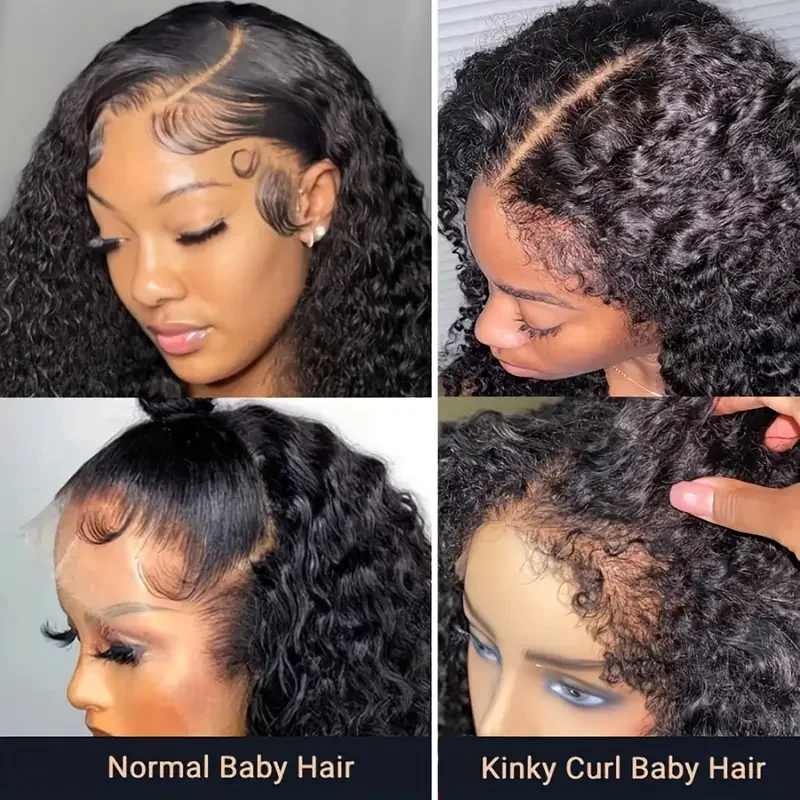 250% สั้น CURLY BOB วิกผมลูกไม้ด้านหน้าวิกผม 13x4 Deep WAVE ลูกไม้ด้านหน้าวิกผมผมมนุษย์โปร่งใสลูกไม้บราซิลผม