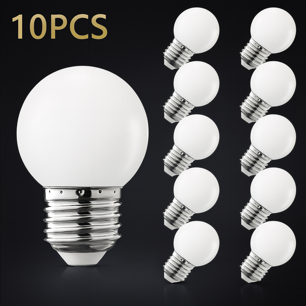 10 Uds E27 bombilla LED 3W220V lámpara de luz decorativa de ahorro de energía para iluminación interior del hogar lámpara Bombillas Lampada de alto brillo