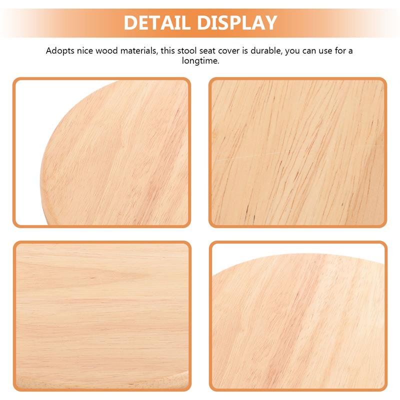 NEUE Bar Runde Sitz Holz Hocker Sitz Stuhl Ersatz Holz Stuhl Sitz Oberfläche Abdeckung Hocker Zubehör Multifunktions Stuhl Pad