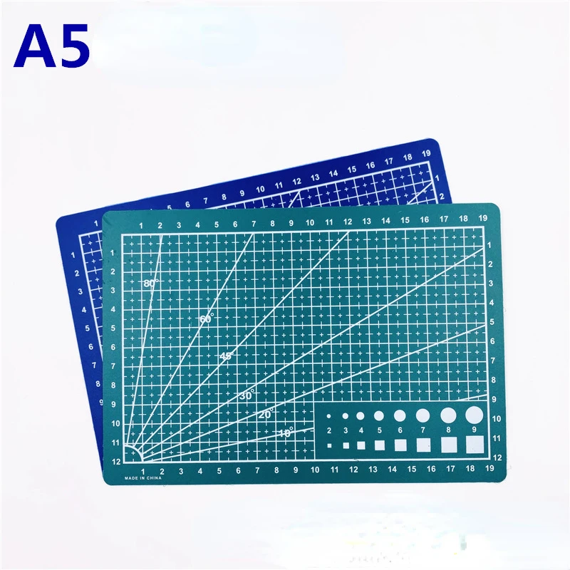 Alfombrilla de corte A5 de doble cara, tabla de cortar, almohadilla de costura, herramienta de tallado de artista, manualidades hechas a mano, accesorios de bricolaje, logotipo personalizado de 6 colores, nuevo