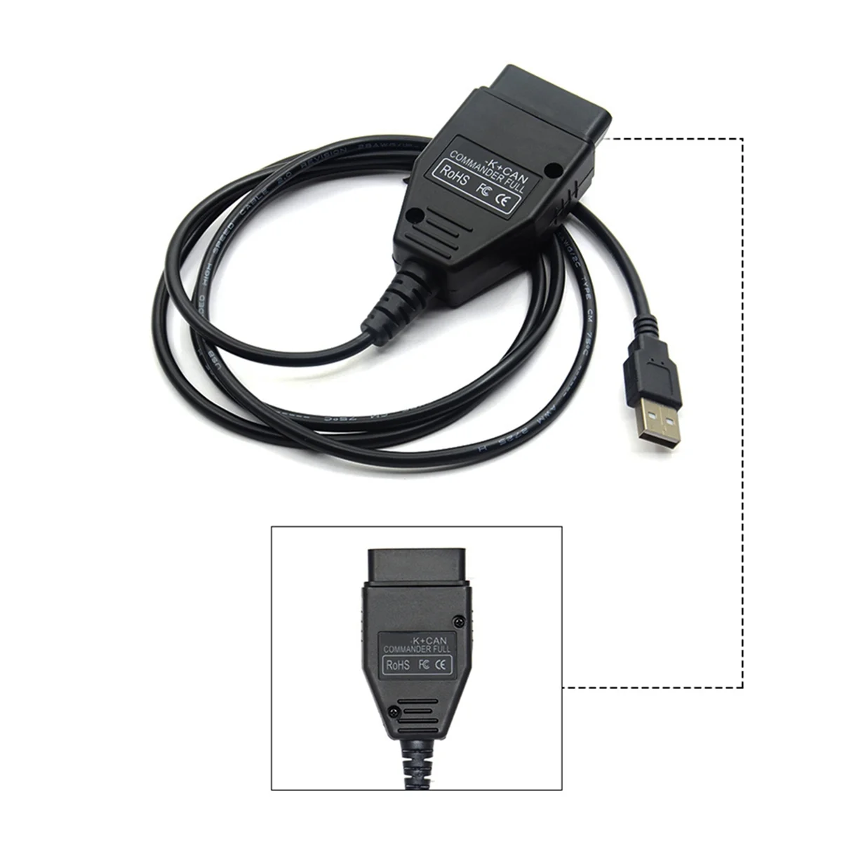 Para VAG K + CAN Commander 1,4 FT232RL Chip para AUDI/VW/Skoda/Seat para VAG K + CAN 1,4 k-line Commander