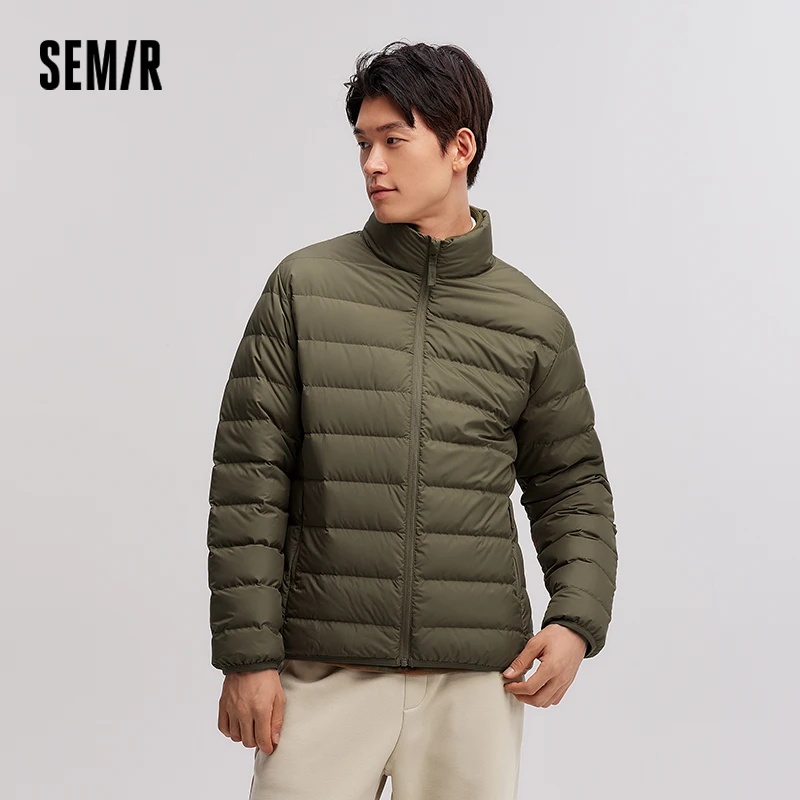 Semir Daunenjacke für Herren, wasserdicht, dünn, 2025, Winterbasis, Paarmantel, Herrenkleidung, Winteroberbekleidung, leichter Stoff, bequem