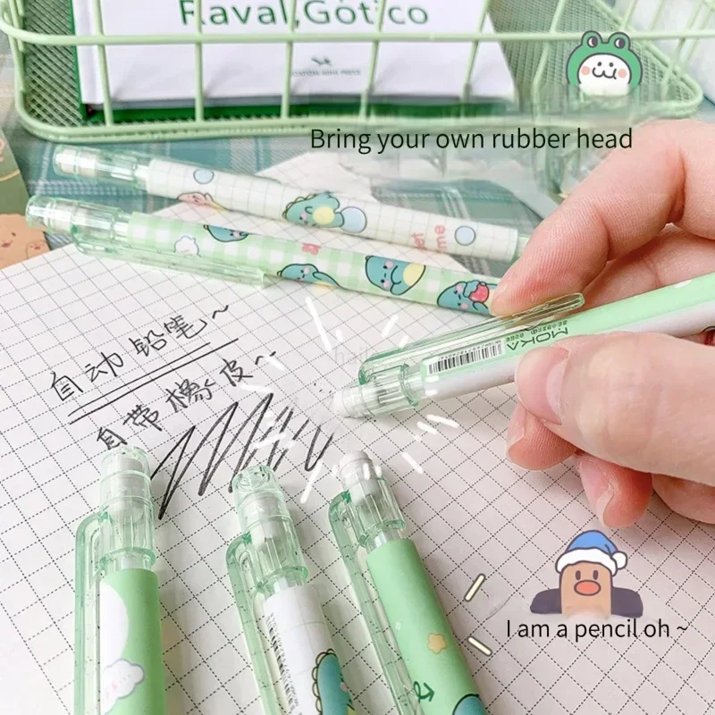 Kawaii ดินสอชุด 0.5/0.7 มม.2B เติมน่ารักการ์ตูนดินสออัตโนมัติโรงเรียนอุปกรณ์สํานักงานเด็กของขวัญ Statione