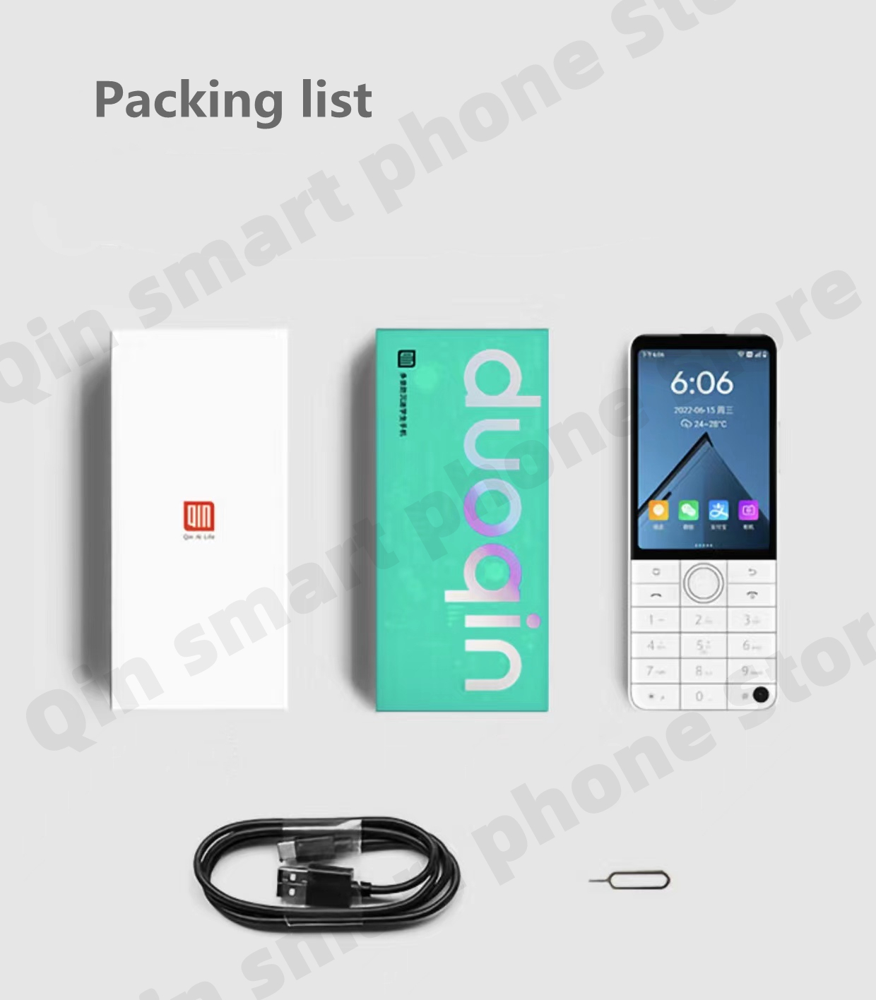 Tần Mới F22 Pro Cảm Ứng Thông Minh ScreenPhone Wifi 5G + 3.5 Inch 4GB 64GB Thêm Google Store android QinGlobal Phiên Bản Điện Thoại Di Động