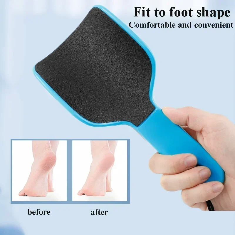 Lima de pie curvada profesional, eliminador de callos de piel muerta, lima de pedicura profesional de doble cara, lijadora de pie en forma de U, 1 ud.