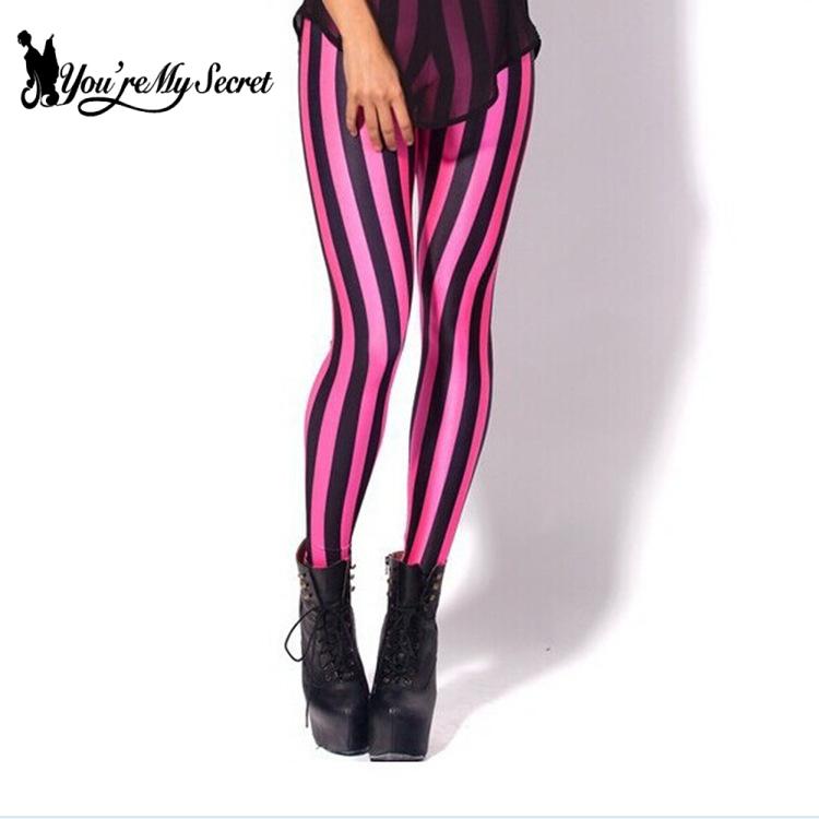 [Eres mi secreto] Leggings sexis de moda para mujer, pantalones con estampado de rayas elásticas de cintura alta, mallas deportivas informales, pantalones con realce de cadera