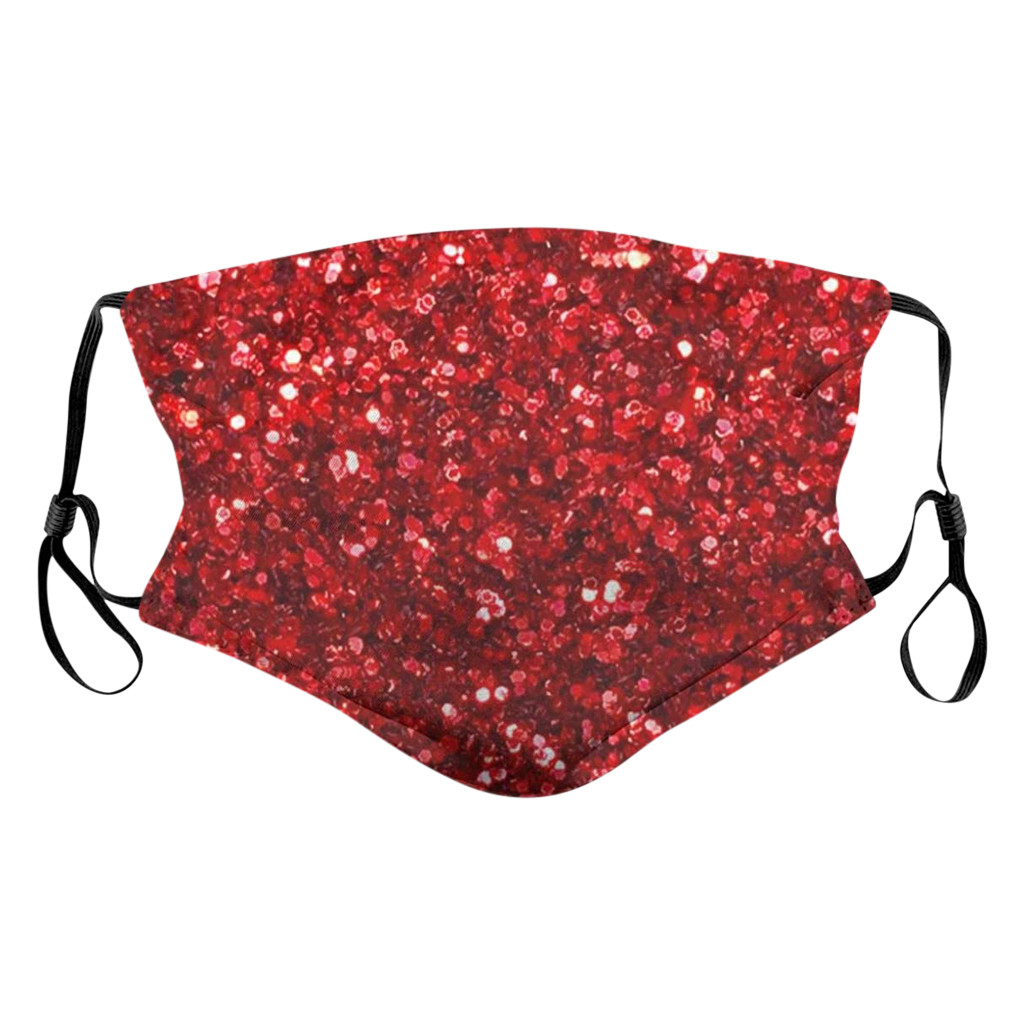 Women'S Sequin Design Mask Fashionable Mask With A Variety Of Color Options Odorless And Irritation-Free Comfortable Party Mask