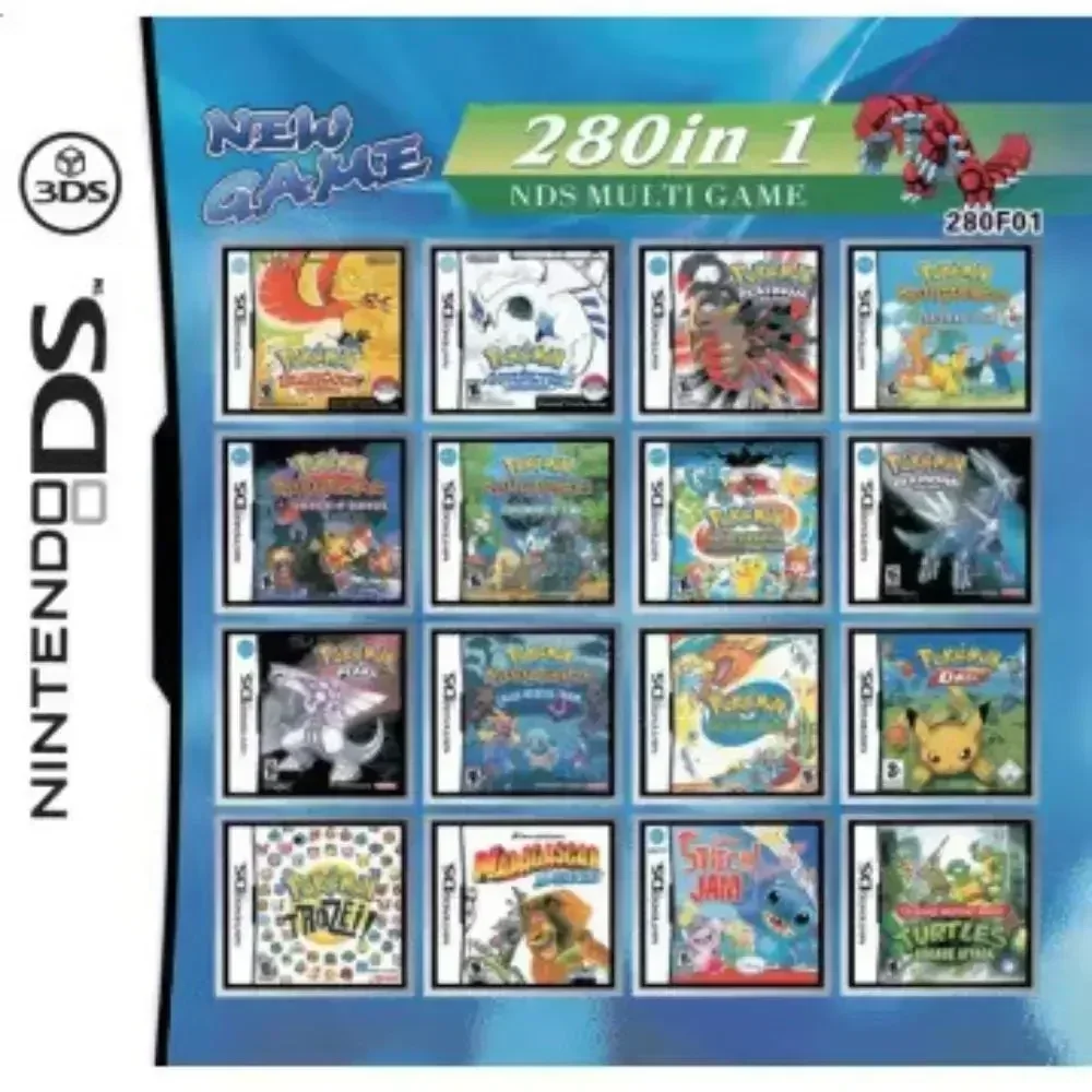 5000 in 1 Zusammenstellung DS NDS 3DS 3DS NDSL Spielkassette Karte Videospiel Handheld Player