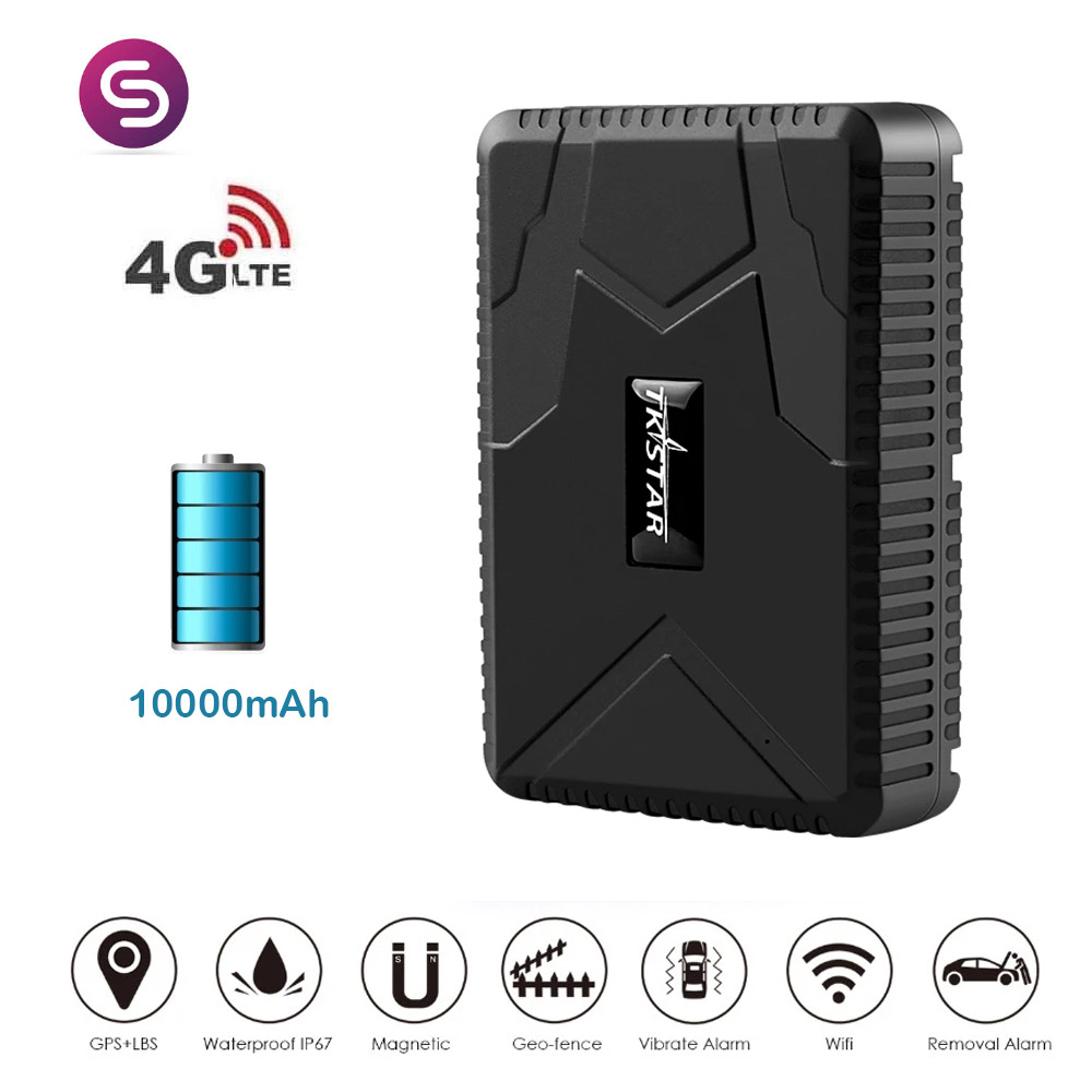 4 グラム車の GPS トラッカー TKSTAR TK915 GPS ロケーター 10000mAh マグネット防水 IP65 GPS 車トラッカータンパー警告生涯無料アプリ