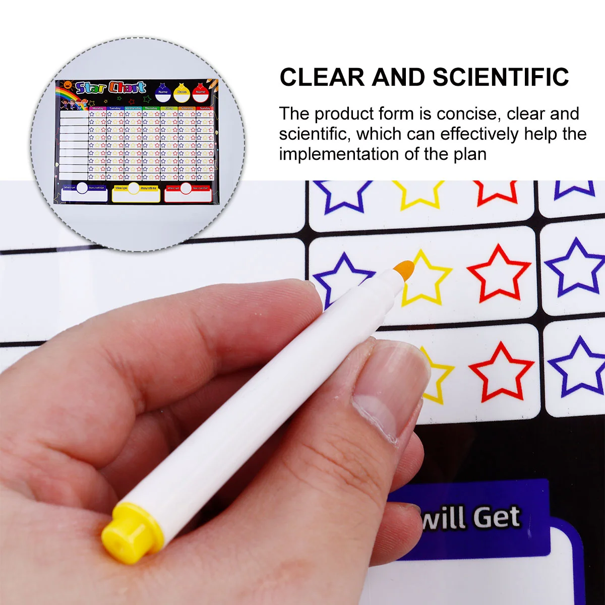  Magnetic Fridge Reward Chart Responsibility Daily Weekly Planner Award Table Routine Schedule Rubber System Child