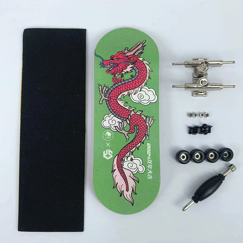 Wholesale Customized 100*34mm Mini Complete Skateboard Fingerboard Finger Board Sets