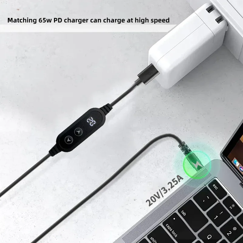 USB C to DC Power Boost Cable Type C To DC Fast Charging 5V To 12V Boost Converter Cable Adapter For Wireless Router TV BOX
