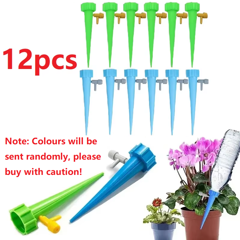 12Pcs  Creative Indoor Plant Watering Device Self-Watering Kits Automatic  Plant Garden Gadgets Waterers Drip Irrigation