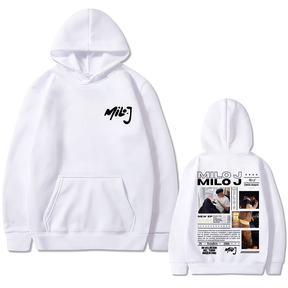 Рэпер Milo J 111, толстовка с рисунком альбома для мужчин и женщин, модная толстовка в стиле хип-хоп большого размера с капюшоном, мужские повседневные флисовые хлопковые толстовки