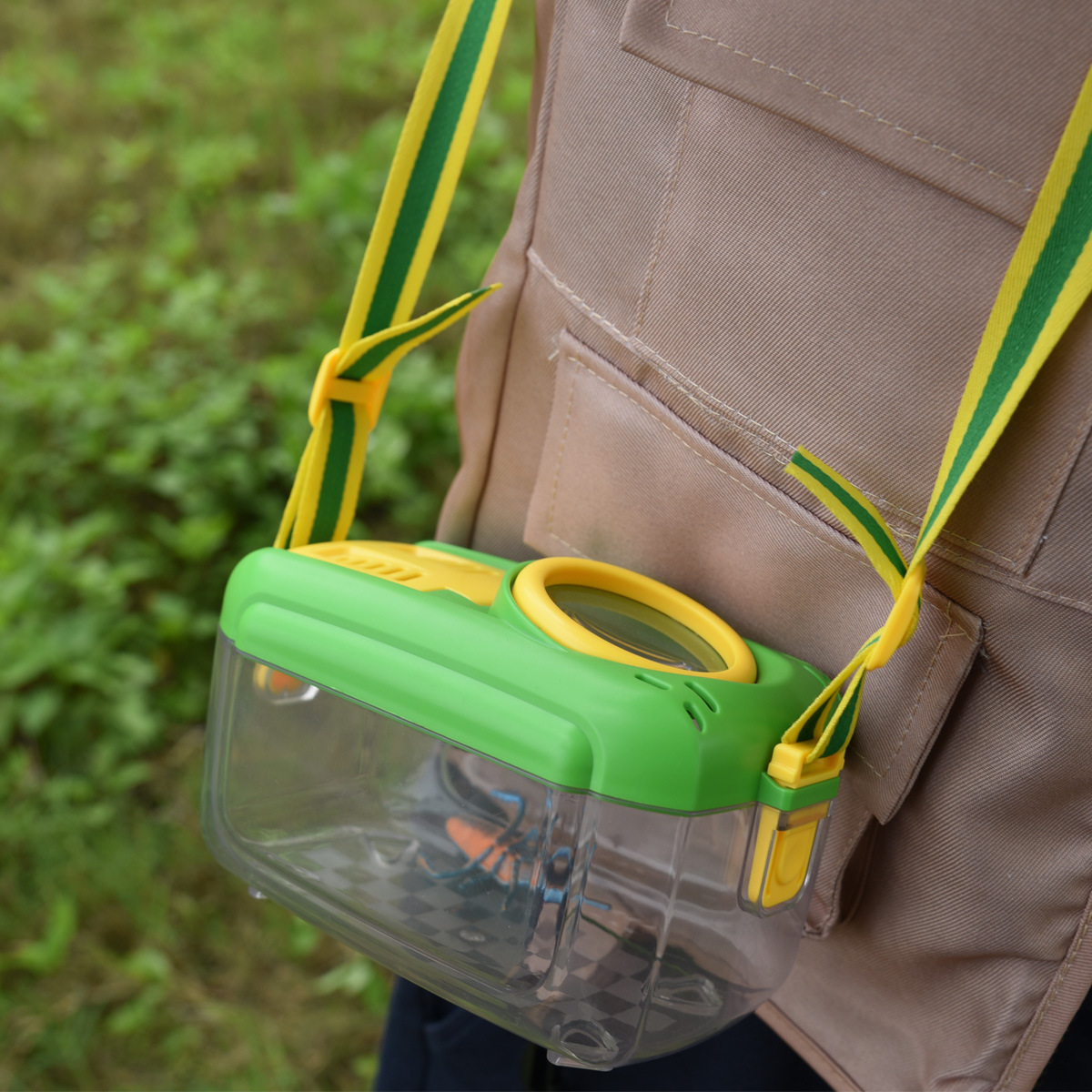 Caixa de Observação de Insetos para Crianças, Lupa, Capture Net, Capsule Clip, Aventura, Brinquedo de RPG