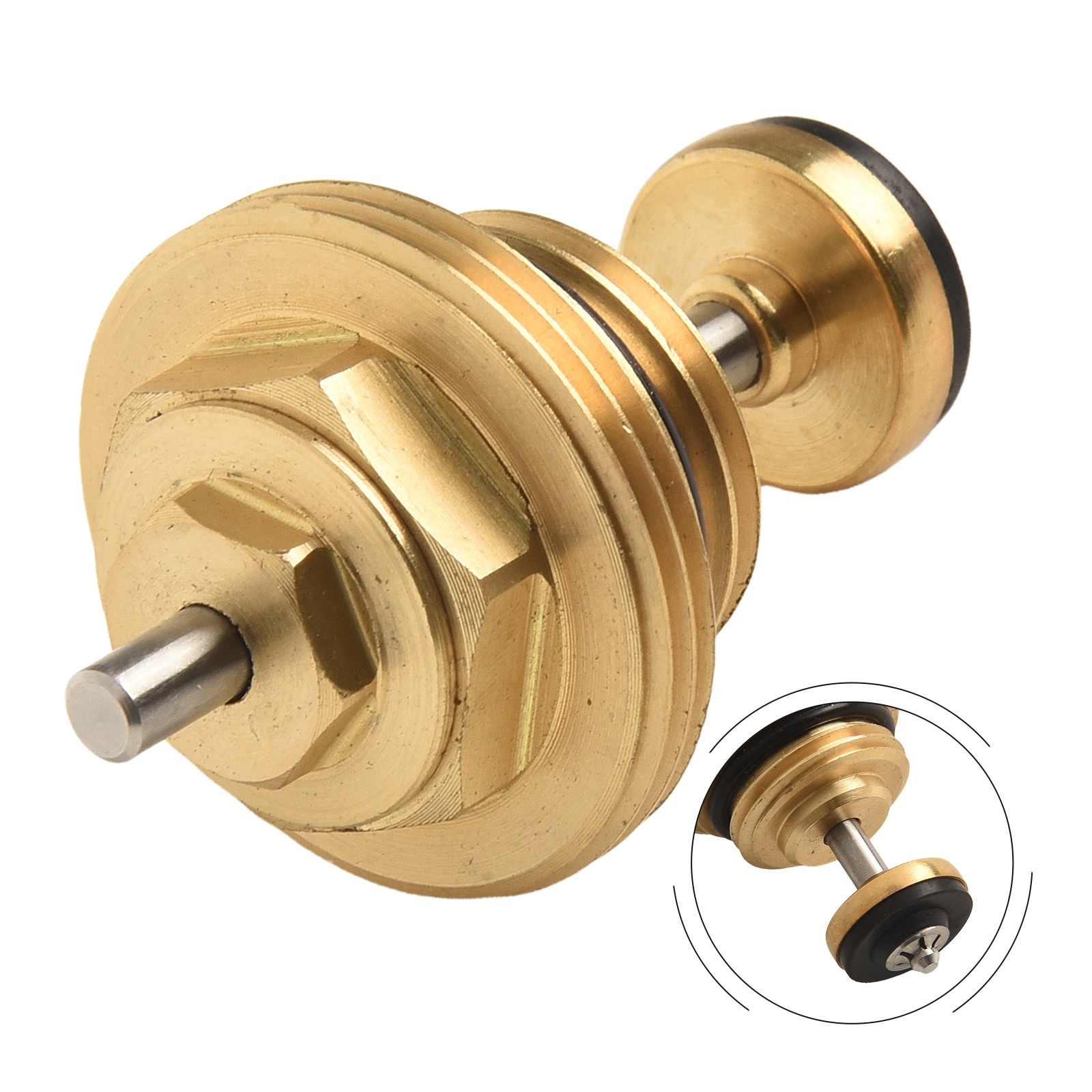 Valve Insert For Underfloor Heating Distributor Heating Circuit Distributor Return Pin Valve Core M30x1.5