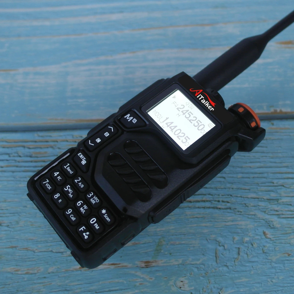 Quansheng Walkie Talkie UV-K5 Long Range Air Dual-Band 2-Wege-Radio 5 W High Power 1600 mAh Tragbares 200-Kanal-freies TPYE-C-Kabel