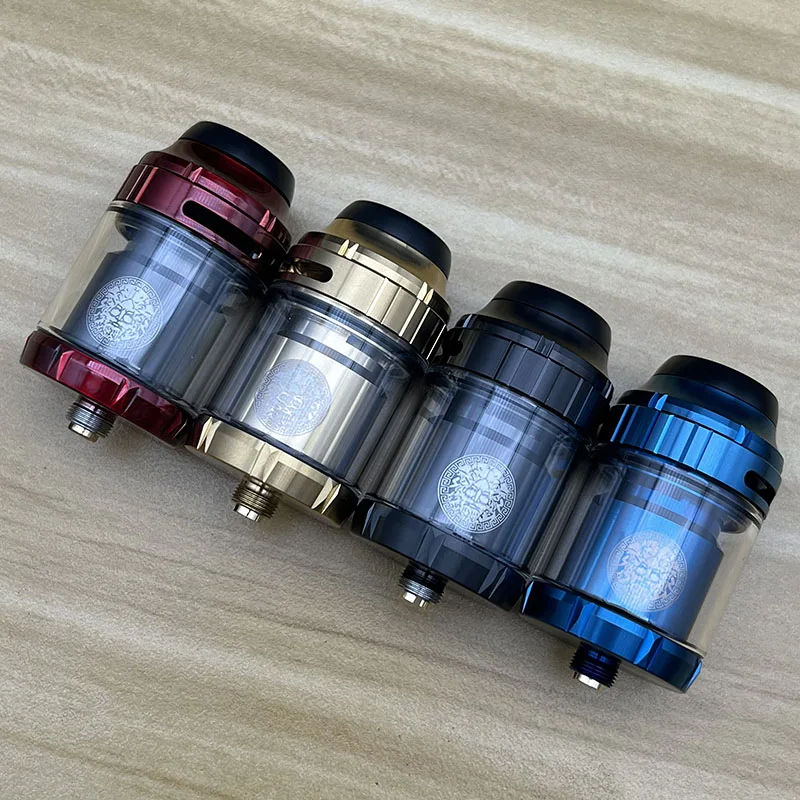 Vape Zeus X RTA Zeus x Mesh RTA Atomizador de tanque 3,5/4,5 ml Ni80 Tanque reconstruible de doble bobina Atomizador de cigarrillo electrónico