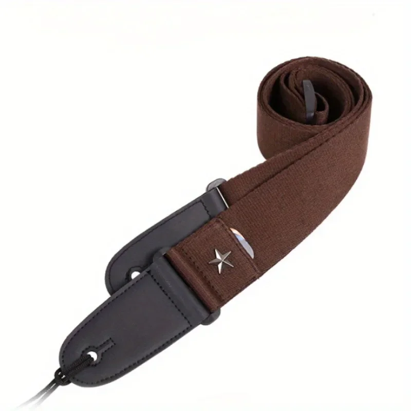 Elektrische Gitaarband Akoestische Folk Guitarra Riemriemen Gitaarriemen Pick Pocket Gitaaraccessoires, dikker de mesh-peddels