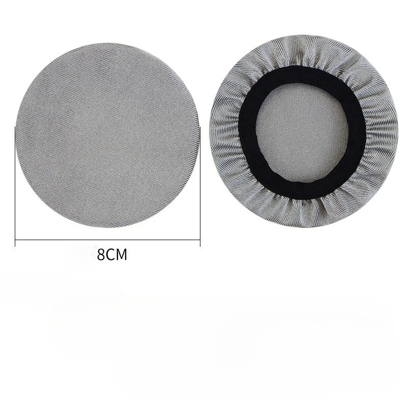 2PCS Reusable Universal Soft Washable Headphones Covers Elastic Durable Breathable Protective Dust Proof Earpad Covers 8/10.5CM