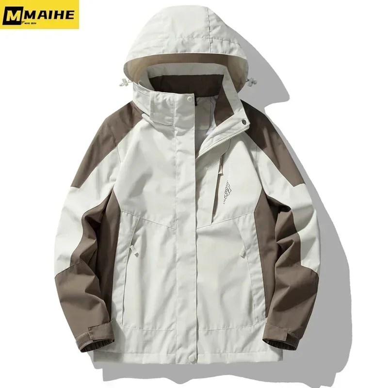 Gorpcore 2024 moda senderismo a prueba de viento impermeable Camping pesca hombres chaquetas correr fino vida al aire libre abrigos rompevientos Unisex