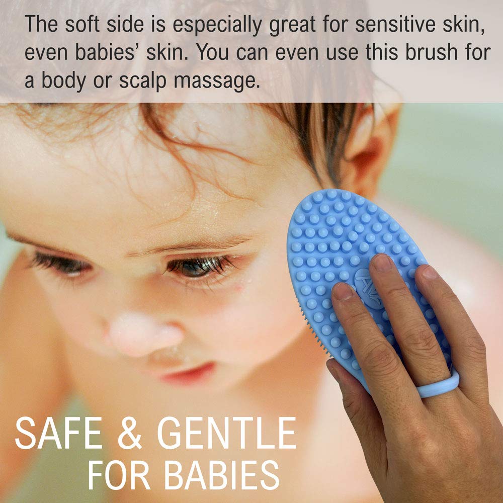 เครื่องขัดผิวซิลิโคนขัดผิว ทําความสะอาดง่าย ฟองได้ดี ติดทนนาน และถูกสุขลักษณะมากกว่า Loofah แบบดั้งเดิม