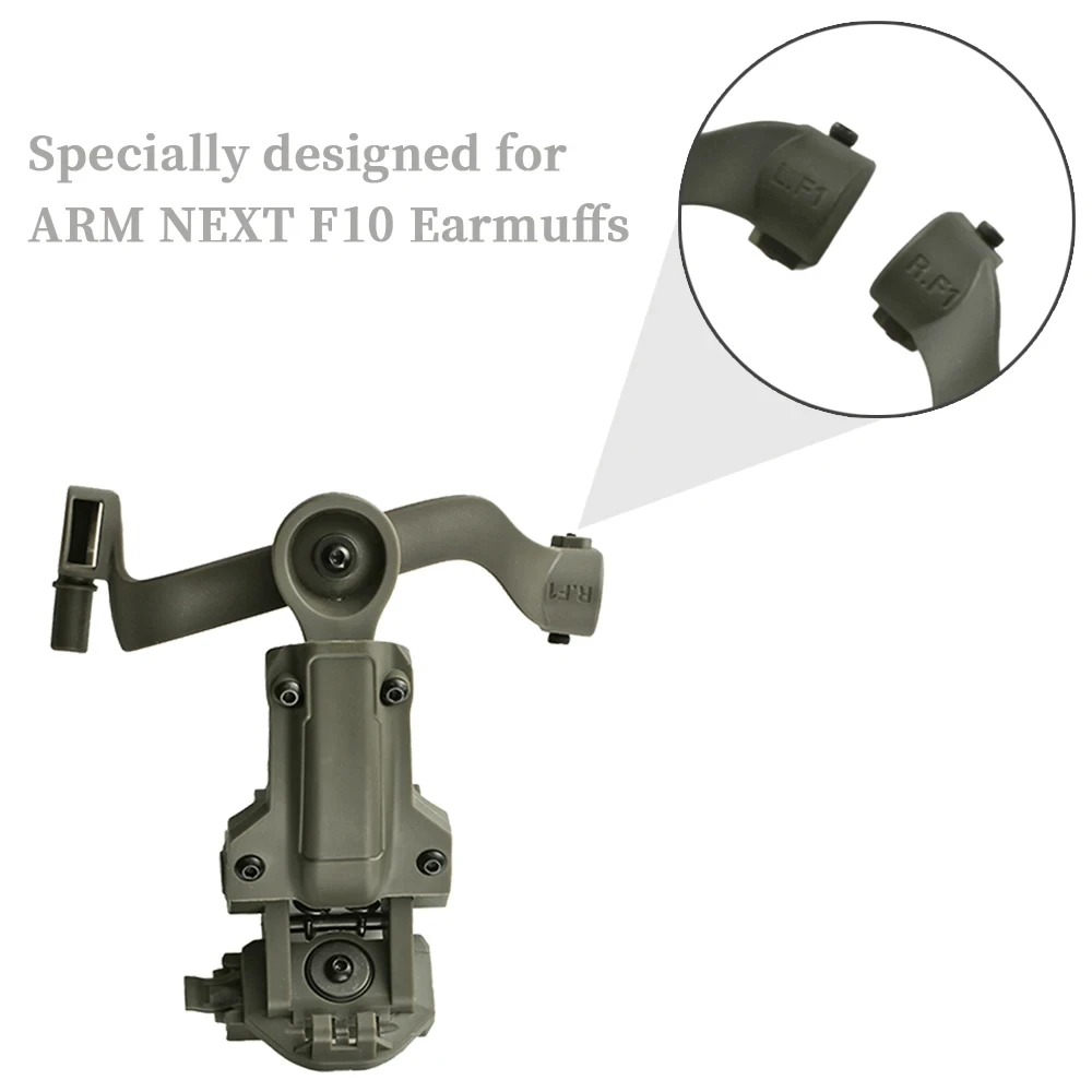 ARM NEXT F10 Hunting and Shooting Active Noise Canceling Headphones Mounted 34dB Hearing Protection Tactical Earmuffs Earphone
