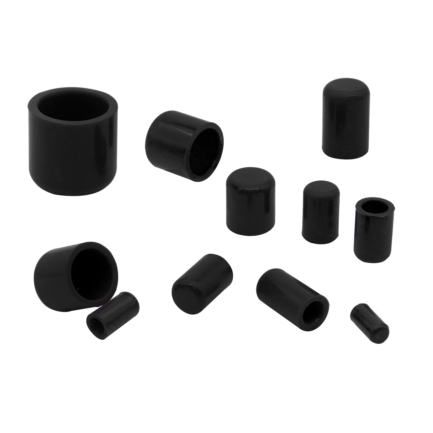 シリコーンチューブエンドキャップ吸気真空クランプ ID 4-32 ミリメートル黒ユニバーサル車の冷却液マニホールドホースシリコーンパイプカバー
