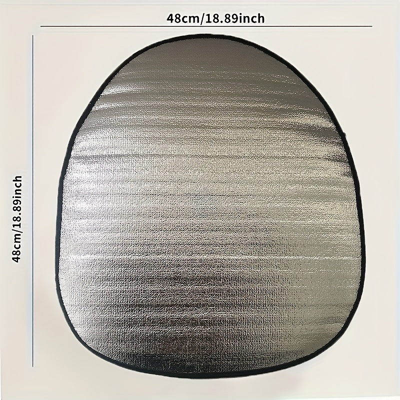 Autostuurwiel zonnescherm dubbele dikke zonwering opvouwbaar anti-uv zonnebrandcrème autobenodigdheden autostuurhoes zilver