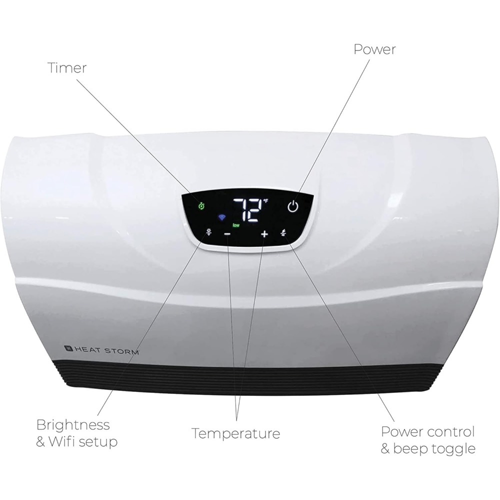 HS-1500-PHX-WIFI Infrared Heater, Wifi Wall Mounted