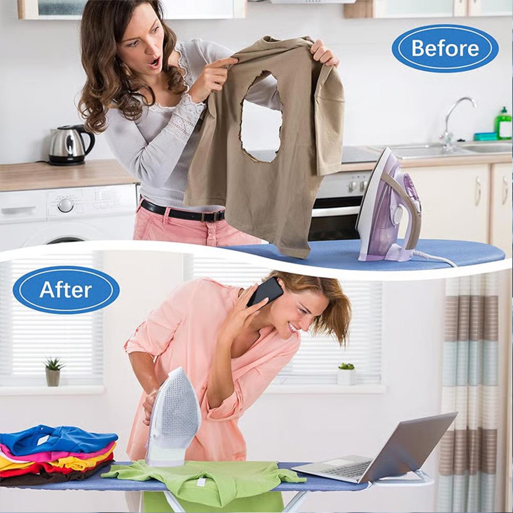 Universal Iron Protective Cover Shield, Iron Board Shoe Covers, Ironing Cloth to Protect Clothes, Electric Irons Protector Pads