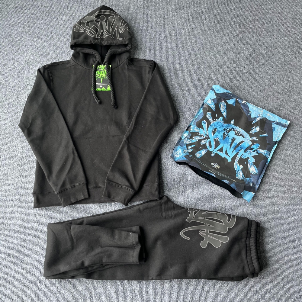 Sy-world 英国ファッションストリートジャージトップス長ズボンセット冬の綿 y2K ヒップホップ男性女性フード付きスウェットシャツスポーツズボン